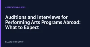 Auditions and Interviews for Performing Arts Programs Abroad: What to Expect cover image