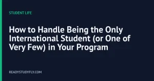 How to Handle Being the Only International Student (or One of Very Few) in Your Program cover image