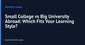 Small College vs Big University Abroad: Which Fits Your Learning Style? cover image