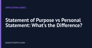 Statement of Purpose vs Personal Statement: What's the Difference? cover image