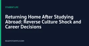 Returning Home After Studying Abroad: Reverse Culture Shock and Career Decisions cover image